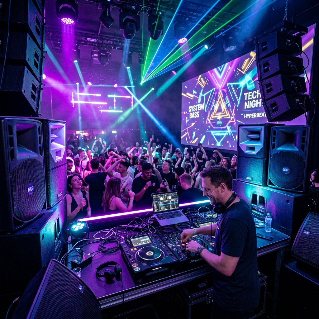 Sonido, Iluminación y Video Beam